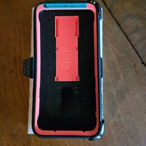 Galaxy S9 Armor Box Case Pink Black w/ Clip by i-Blason Shockproof Kickstand NEW